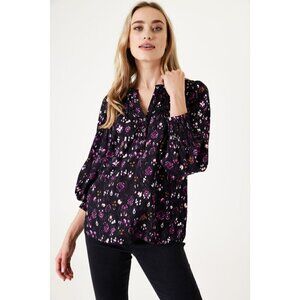 NWT GARCIA Bella Print Blouse